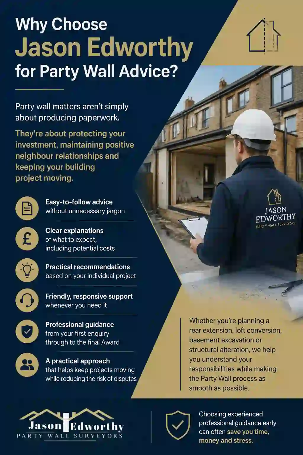 Why Choose Jason Edworthy for Party Wall Advice Chelmsford?
